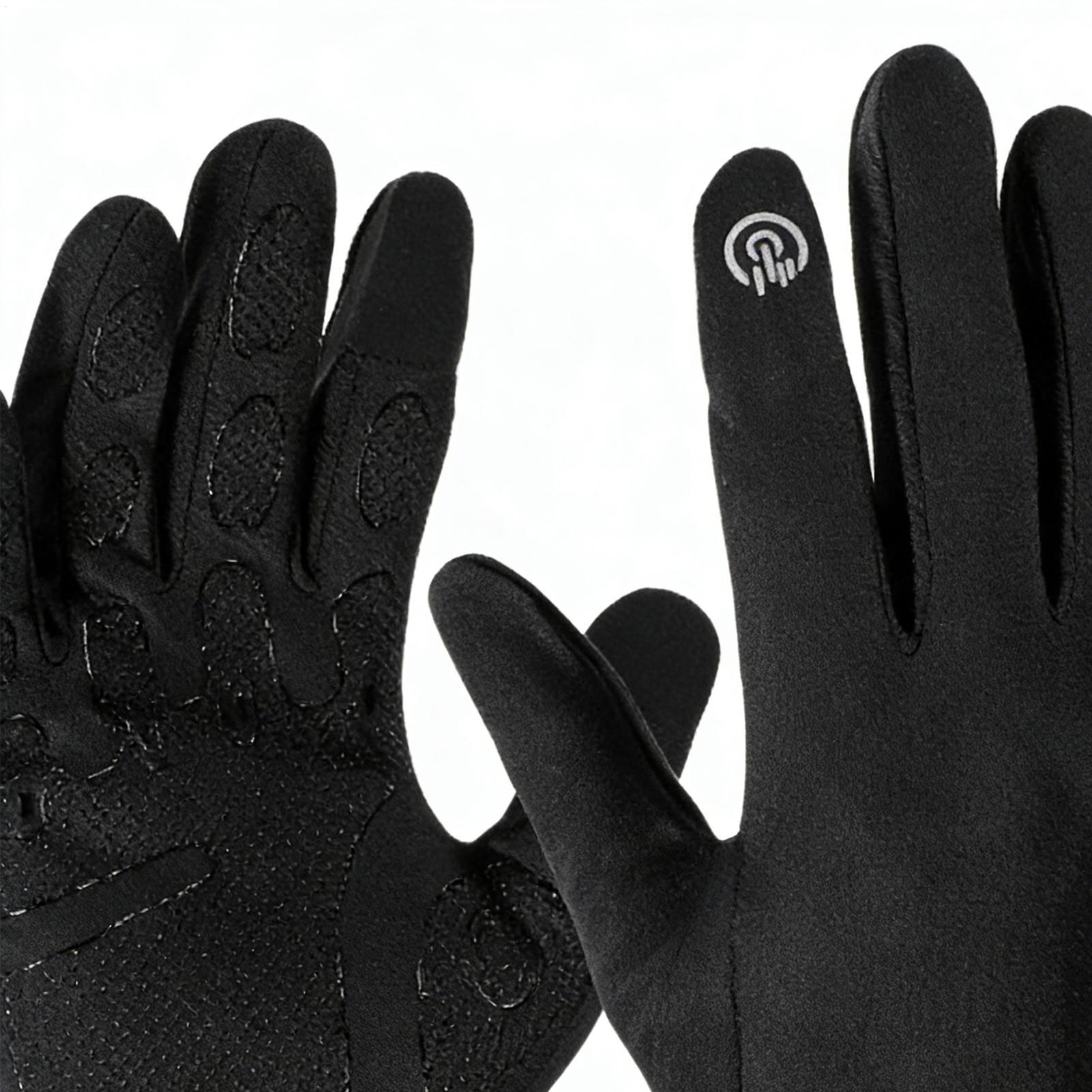 Running Gear In Cold Weather - 따뜻한 사이클링 장갑 풀 핑거 추운