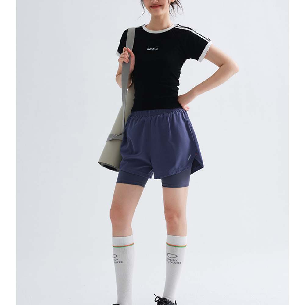여성용 운동용 반바지 이중 레이어 스포츠웨어 빠른 건조 - Running Gear Junior 리뷰 및 가격