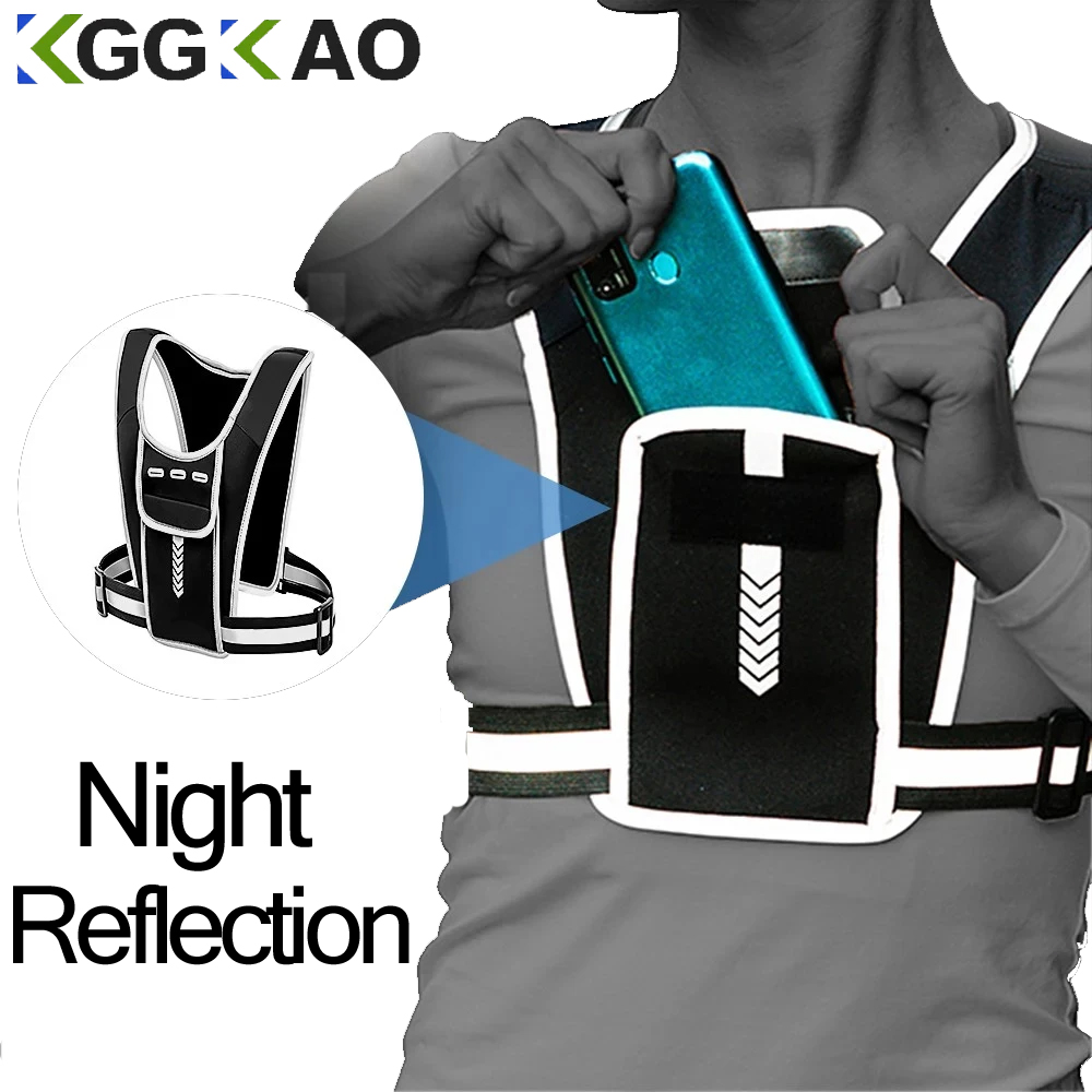 남녀공용 러닝 조끼, 방수 휴대폰 및 키 파우치, 반사 - Running Gear Sale 리뷰 및 가격