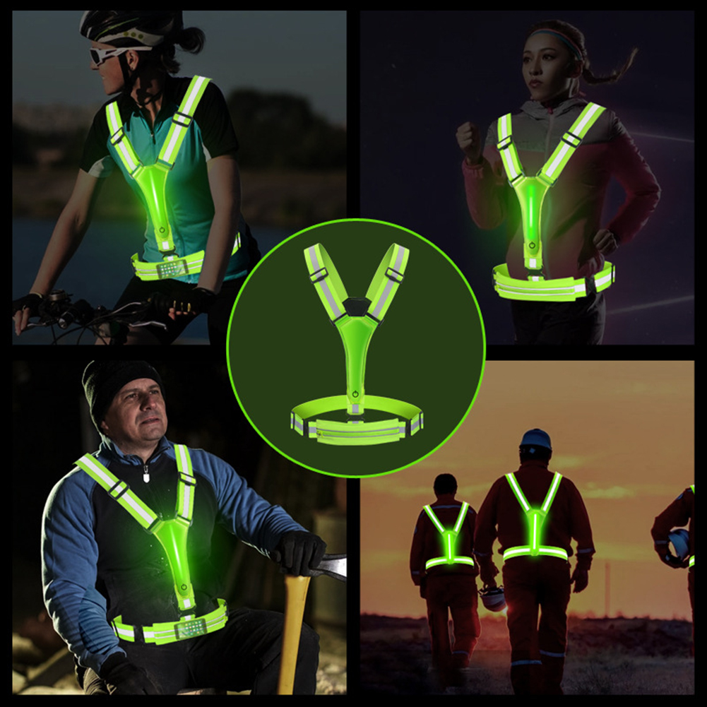 LED 반사 조끼 러닝 장비 조절 가능한 허리/어깨 사 - Running Gear Winter Men 리뷰 및 가격